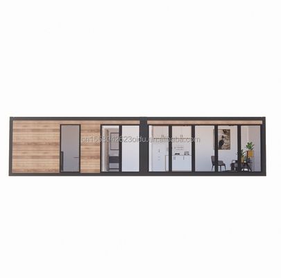 Prefabrizierte Holz Luxus Kleines Wohnzimmer Portable Prefab Container Häuser mit Schlafzimmer Bad Küche Wohnzimmer
