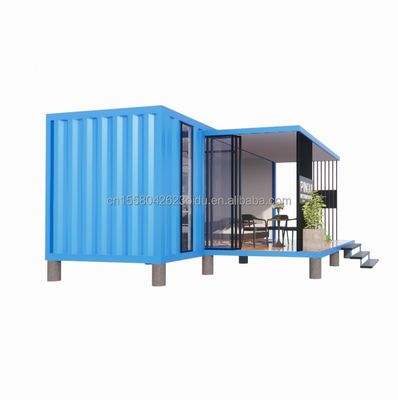 Individuelles Einzelzimmer mit einem 20 Fuß großen, erweiterbaren Containerraum mit modernem Design und Fenstern aus Aluminiumlegierung