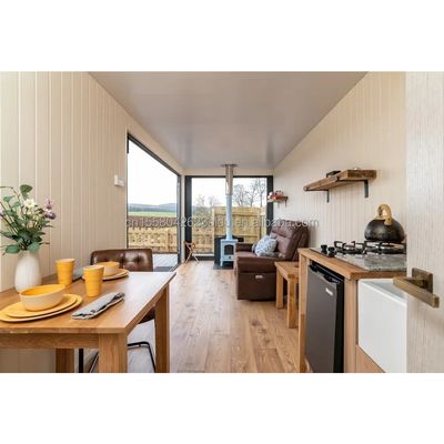 Prefab Moderne Luxus Containerhaus Villa 40ft Ein Schlafzimmer Eine Küche Ein Badezimmer Ein Wohnzimmer für den Laden