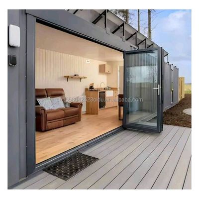 Prefab Moderne Luxus Containerhaus Villa 40ft Ein Schlafzimmer Eine Küche Ein Badezimmer Ein Wohnzimmer für den Laden