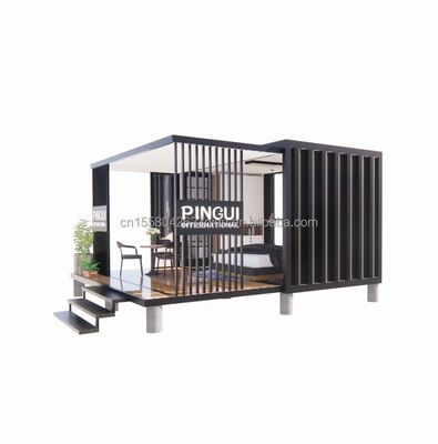 Fertiges Produkt 20ft Pop-up Container Haus mit individueller Farbe und 50/75/100mm Wellen Sandwich Panel