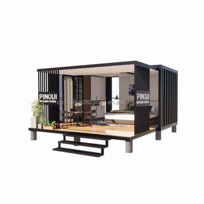 Fertiges Produkt 20ft Pop-up Container Haus mit individueller Farbe und 50/75/100mm Wellen Sandwich Panel