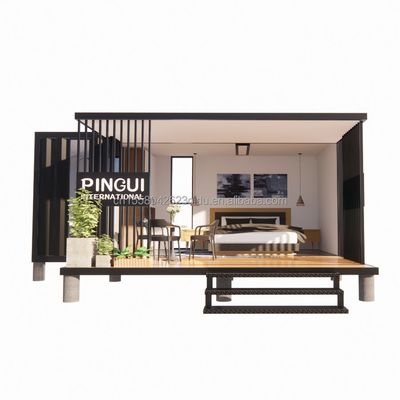 Fertiges Produkt 20ft Pop-up Container Haus mit individueller Farbe und 50/75/100mm Wellen Sandwich Panel