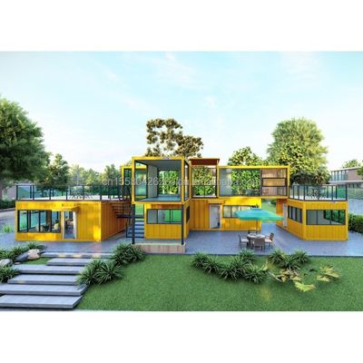 Wand 50/75/100mm Wellen Sandwich Panel Bürocontainer für modernes Design Vorgefertigter erweiterbarer Container Zuhause