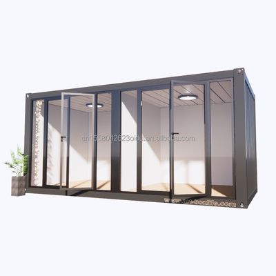 Aluminiumlegierung Fenster und 50/75/100mm Wave Sandwich Panel 20ft Vorgefertigter Container Bekleidungsgeschäft Container Kiosk Mobile Shop