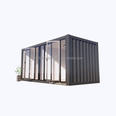 Aluminiumlegierung Fenster und 50/75/100mm Wave Sandwich Panel 20ft Vorgefertigter Container Bekleidungsgeschäft Container Kiosk Mobile Shop