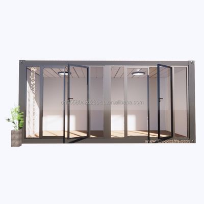 Aluminiumlegierung Fenster und 50/75/100mm Wave Sandwich Panel 20ft Vorgefertigter Container Bekleidungsgeschäft Container Kiosk Mobile Shop