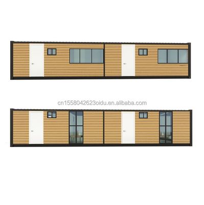 Hotel 40 Fuß 2 Schlafzimmer Wohn Containerhaus kundenspezifische Farbe Vorgefertigte Vorfertigte Modulare Kleine Bewegliche Beförderung Portable Häuser