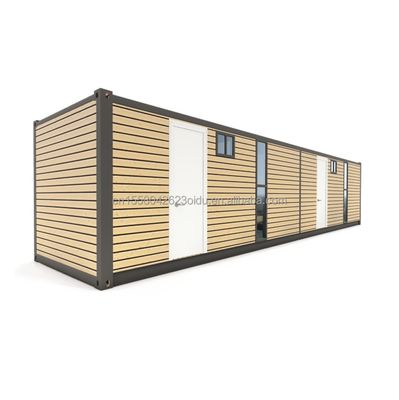 Hotel 40 Fuß 2 Schlafzimmer Wohn Containerhaus kundenspezifische Farbe Vorgefertigte Vorfertigte Modulare Kleine Bewegliche Beförderung Portable Häuser