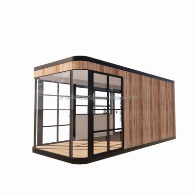 Galvanisierte Stahlquadratrohre Struktur 20FT Behälter Kaffeebar Mobil Sonnenlicht Haus Außenbar mit individueller Farbe