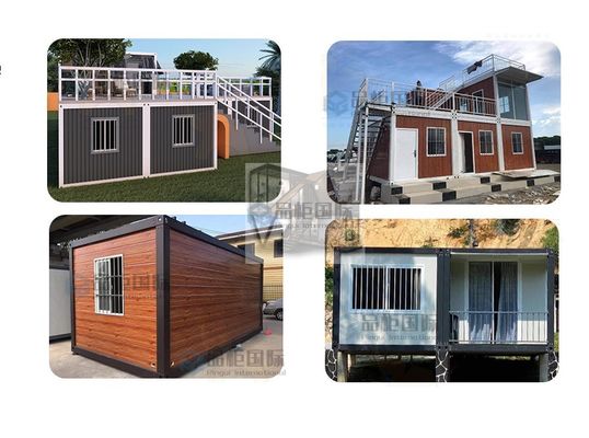 Containerhäuser Portable Luxus Vorgefertigte 20ft 40ft Häuser mit kundenspezifischer Farbe