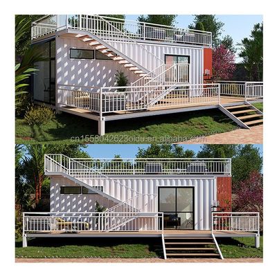Prefab Containerhaus mit abnehmbarem Bad und Design