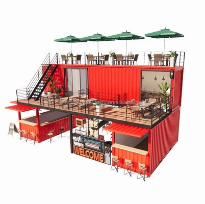 Erleben Sie die besten Bier/Kaffee/Essen-Kioske mit unserer 40FT Container Bar und Terrasse