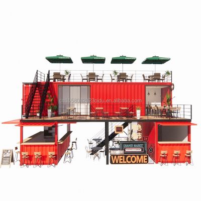 Erleben Sie die besten Bier/Kaffee/Essen-Kioske mit unserer 40FT Container Bar und Terrasse