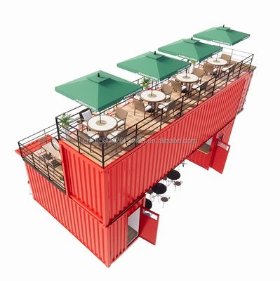 Erleben Sie die besten Bier/Kaffee/Essen-Kioske mit unserer 40FT Container Bar und Terrasse
