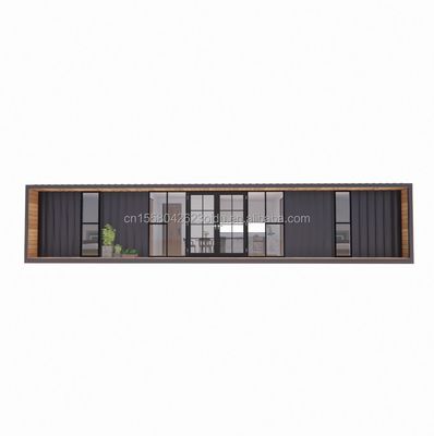 Hauptstruktur Galvanisiertes Stahlquadratrohr Luxus 2 Schlafzimmer Flat Container Modul für bequemes Haus in 20ft oder 40ft
