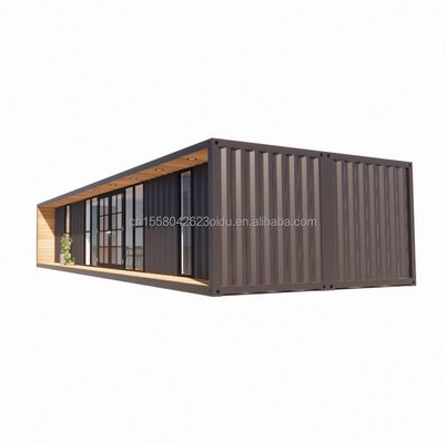 Hauptstruktur Galvanisiertes Stahlquadratrohr Luxus 2 Schlafzimmer Flat Container Modul für bequemes Haus in 20ft oder 40ft