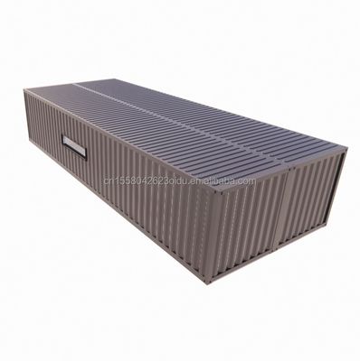 Hauptstruktur Galvanisiertes Stahlquadratrohr Luxus 2 Schlafzimmer Flat Container Modul für bequemes Haus in 20ft oder 40ft
