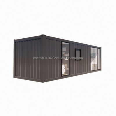 Wand 50/75/100mm Welle Sandwich Panel 20ft Schöne Prefab Container Häuser mit galvanisiertem Stahl