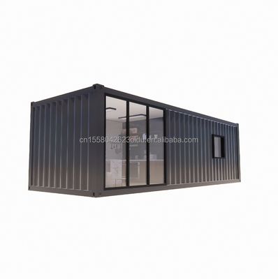 Wand 50/75/100mm Welle Sandwich Panel 20ft Schöne Prefab Container Häuser mit galvanisiertem Stahl
