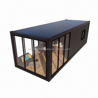 Wand 50/75/100mm Welle Sandwich Panel 20ft Schöne Prefab Container Häuser mit galvanisiertem Stahl