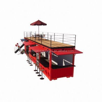 Shop 20ft 40ft Container Store Expansion Booth Entwerfen Sie Ihre eigene Outdoor-Coffee-Shop mit Aluminium-Legierungsfenstern