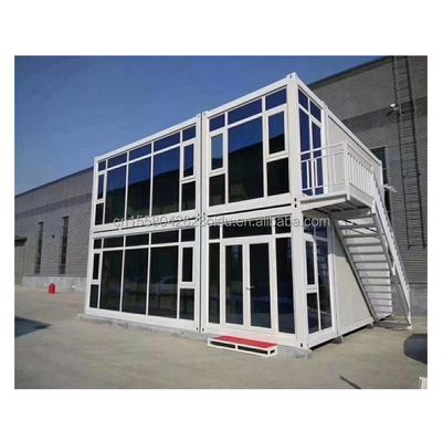 Hotel Standard Tragbare Container Stahl Vorgefertigtes Haus Büro Mobil 20ft Erweiterbares Klappcontainer Haus Aktivitätsraum