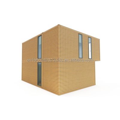 Modernes Holz-Flachpack-Druckcontainerhaus mit 50/75/100mm Wellen-Sandwich-Panelwand und mehrfachen Anwendungsmöglichkeiten
