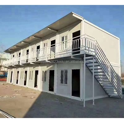 Hotel Standard Tragbare Container Stahl Vorgefertigtes Haus Büro Mobil 20ft Erweiterbares Klappcontainer Haus Aktivitätsraum