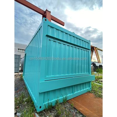 Galvanisierte Quadratrohren aus Stahl Hauptstruktur und Aluminiumlegierung Fenster für Containerlager Vorgefertigter Baustrakt