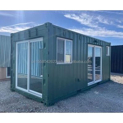 Galvanisierte Quadratrohren aus Stahl Hauptstruktur und Aluminiumlegierung Fenster für Containerlager Vorgefertigter Baustrakt