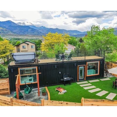 50/75/100mm Wellen Sandwich Panel Wand Fertigstahl Containerhaus für Hotel 20ft Holz Fertigfamilienwohnung