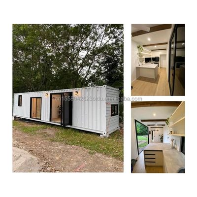 50/75/100mm Wellen Sandwich Panel Wand Fertigstahl Containerhaus für Hotel 20ft Holz Fertigfamilienwohnung