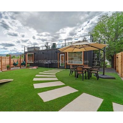 50/75/100mm Wellen Sandwich Panel Wand Fertigstahl Containerhaus für Hotel 20ft Holz Fertigfamilienwohnung