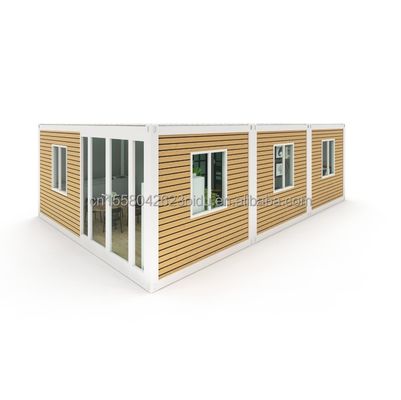 Galvanisiertes Stahlgebogen 180g 40ft 20ft Klappbehälterhaus mit vorgefertigtem und Stahlrahmen
