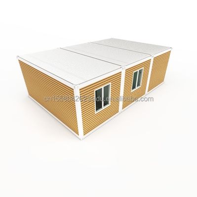 Galvanisiertes Stahlgebogen 180g 40ft 20ft Klappbehälterhaus mit vorgefertigtem und Stahlrahmen