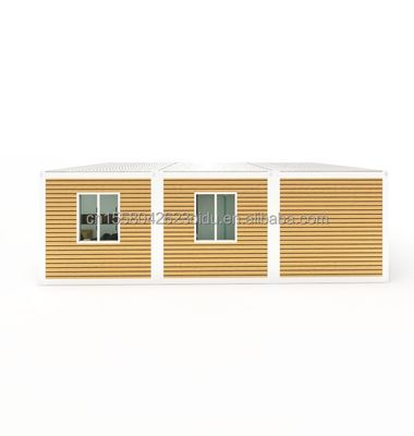 Galvanisiertes Stahlgebogen 180g 40ft 20ft Klappbehälterhaus mit vorgefertigtem und Stahlrahmen