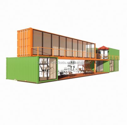Modular kleine Kits Kabine Wohnbehälter Behausung Hauptstruktur Verzinkte Stahlquadratrohre