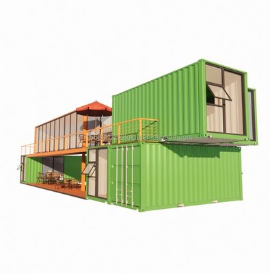 Modular kleine Kits Kabine Wohnbehälter Behausung Hauptstruktur Verzinkte Stahlquadratrohre