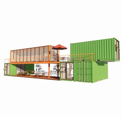Modular kleine Kits Kabine Wohnbehälter Behausung Hauptstruktur Verzinkte Stahlquadratrohre