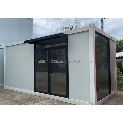 angepasste Farbe 20ft vorgefertigtes Containerhaus mit Küche und einem Schlafzimmer für Hotel Aluminiumlegierung Fenster