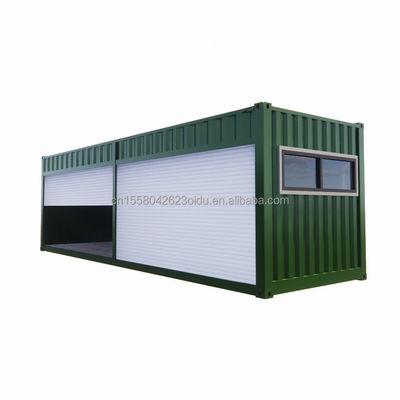 20ft vorgefertigtes Flat Packaging Module Haus Garage Lagerstand Containerhaus mit modernem einfachen Design Stil