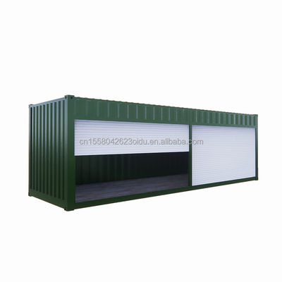 20ft vorgefertigtes Flat Packaging Module Haus Garage Lagerstand Containerhaus mit modernem einfachen Design Stil