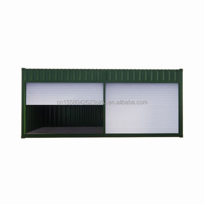 20ft vorgefertigtes Flat Packaging Module Haus Garage Lagerstand Containerhaus mit modernem einfachen Design Stil