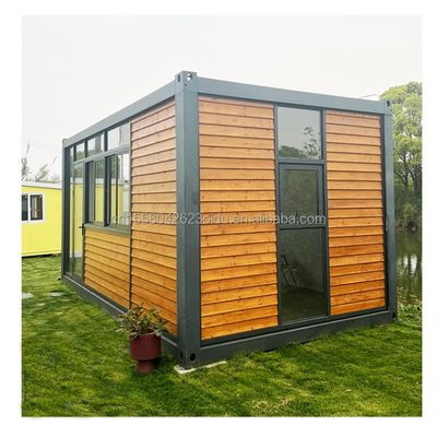 20ft Container Büro mit Toilette Fertighaus Holz Container Häuser Galvanisiertes Stahl Biegen 180g