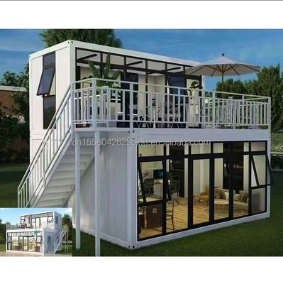 Galvanisierter Stahl biegen Vorgefertigter Container Arbeiter Schlafzimmer mit 50/75/100mm Welle Sandwich-Panel Wand