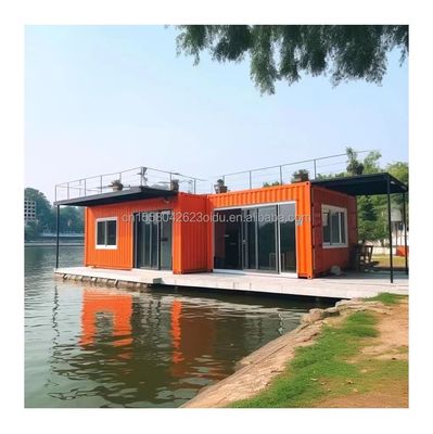 Badezimmer und galvanisierte Stahlquadratrohre Hauptkonstruktion in 20 Fuß leichter Stahlkonstruktion Containerraum für Restaurant