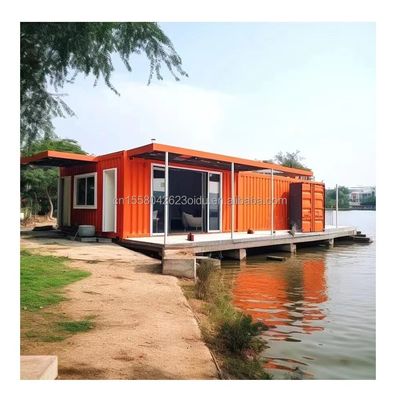 Badezimmer und galvanisierte Stahlquadratrohre Hauptkonstruktion in 20 Fuß leichter Stahlkonstruktion Containerraum für Restaurant