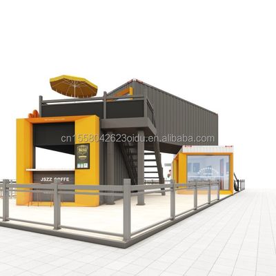 Aluminiumlegierung Fenster 20ft 40ft Vorgefertigte mobile Versand Bar Kaffeeshops Restaurant Container Modularhaus Zuhause