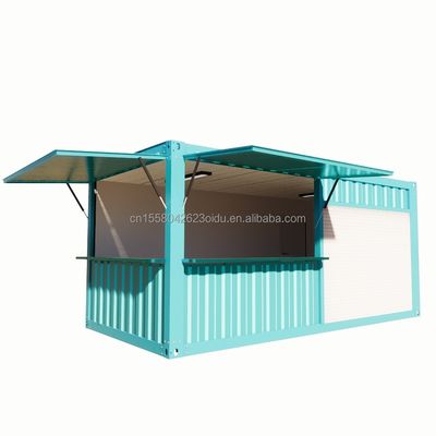 Pop-up-Shop-Container Kaffeeshop/Bar/Fast-Food in 20 Fuß Flachverpackung für die Supermarktförderung